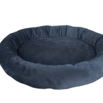 Midnight Velvet Round Round Pet Bed