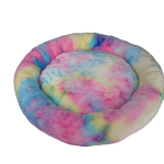 Rainbow Swirl Round Bed