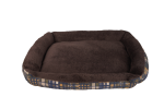 Mocha Grid Square Bed - Image 5